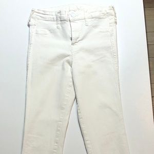 Plain White Skinny Jeans